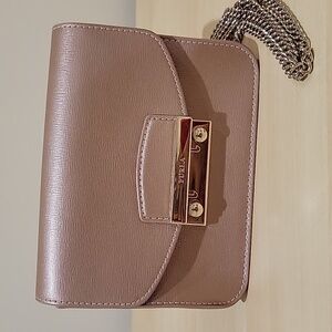 Furla mini crossbody leather bag